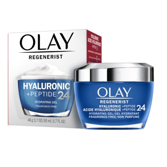 Olay Regenerist Hyaluronic + Peptide 24 Gel Face Moisturizer, 1.7 oz - Picture 1 of 5